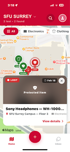 SFU Lost & Found — showcase 3