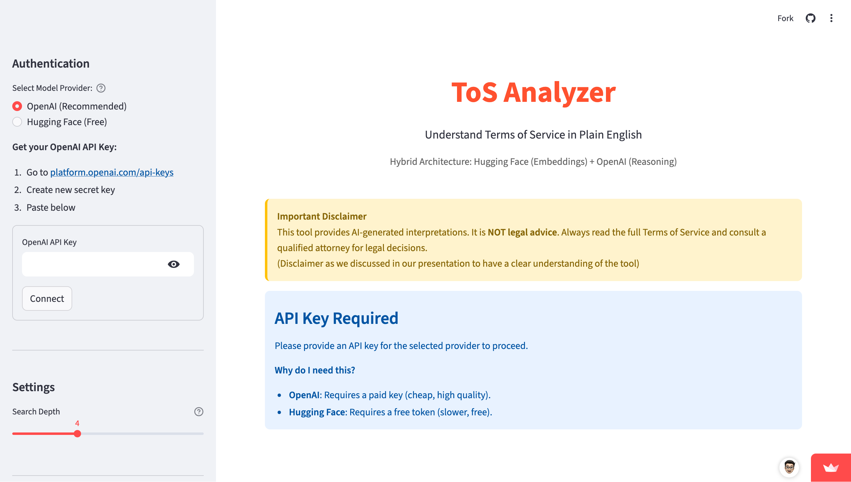 ToS RAG Analyzer — hero